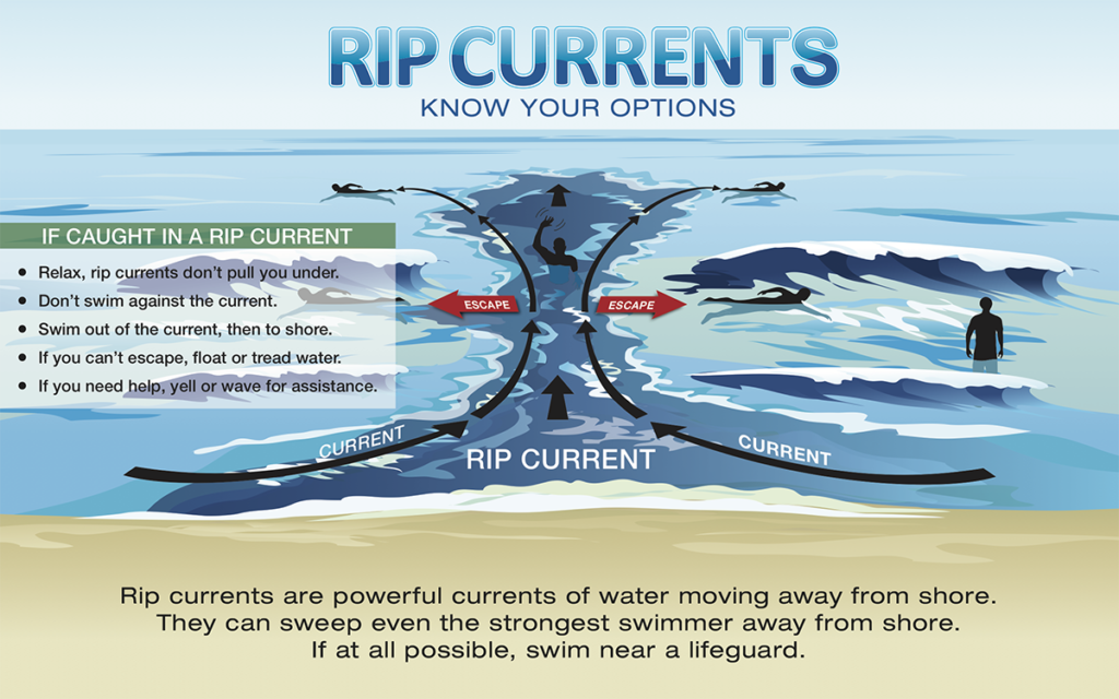 How to Survive Undertows and Rip Currents